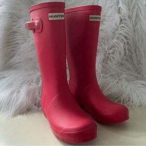 Hunter Girls Pink Rain Boots